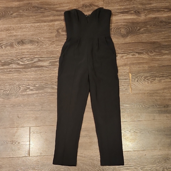 ❤️ AMANDA UPRICHARD CHERRI STRAPLESS JUMPSUIT, P (00 - 0) - Picture 4 of 16